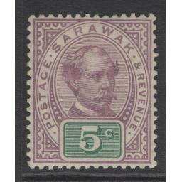 sarawak-sg12-1891-5c-purple-green-mtd-mint-720479-p.jpg