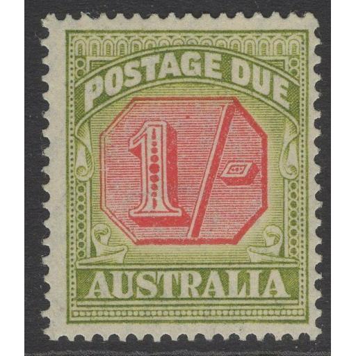 AUSTRALIA SGD118 1938 1/= CARMINE & GREEN MTD MINT