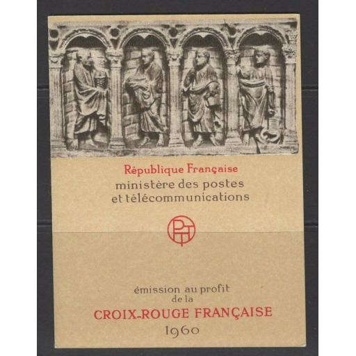 FRANCE SGXSB10 1960 RED CROSS BOOKLET MNH