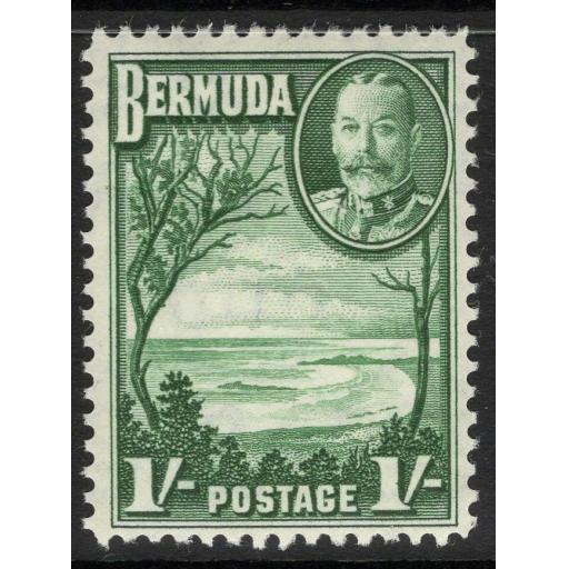 BERMUDA SG105 1936 1/= GREEN MNH
