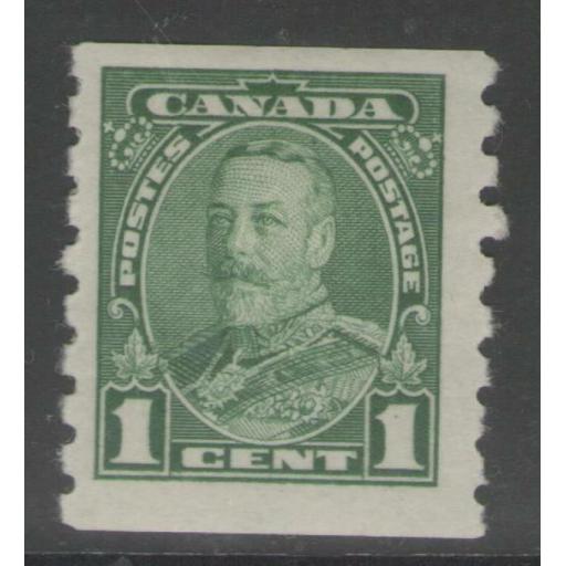 CANADA SG352 1935 1c GREEN MTD MINT
