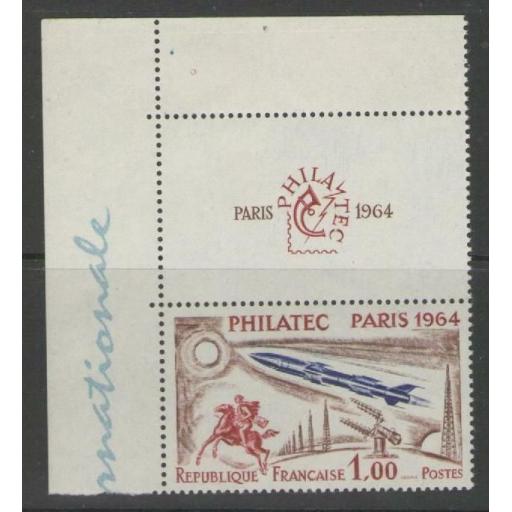 FRANCE SG1651 1964 PHILATEC INTERNATIONAL STAMP EXHIBITION MNH