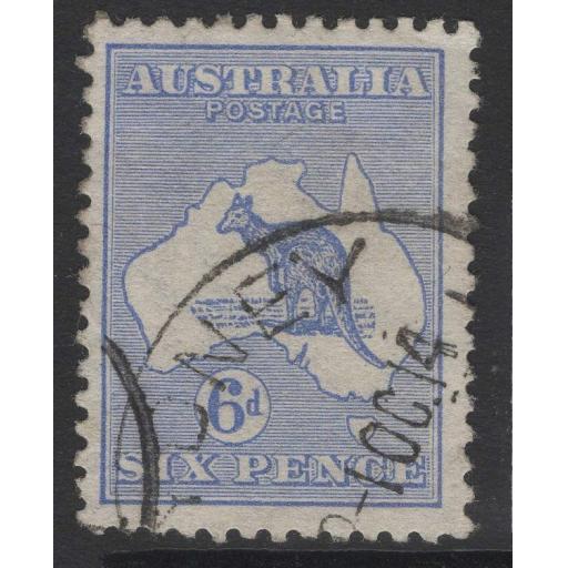 AUSTRALIA SG9 1913 6d ULTRAMARINE USED