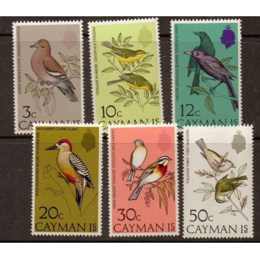 CAYMAN ISLANDS SG337/42 1974 BIRDS 1ST SERIES MNH