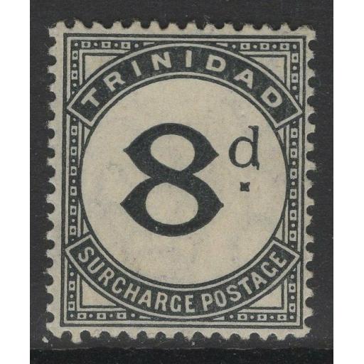 TRINIDAD SGD16 1905 8d SLATE-BLACK POSTAGE DUE MTD MINT