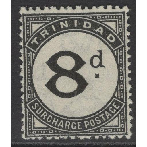 TRINIDAD SGD24 1945 8d BLACK POSTAGE DUE MTD MINT