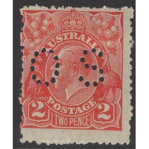 AUSTRALIA SGO104 1926 2d GOLDEN SCARLET MTD MINT