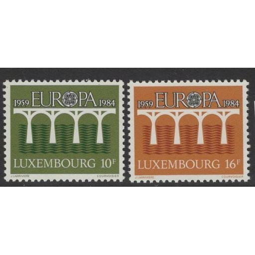 LUXEMBOURG SG1131/2 1984 EUROPA MNH