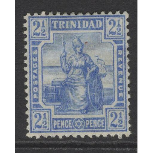 TRINIDAD SG148 1909 2½d BLUE MTD MINT