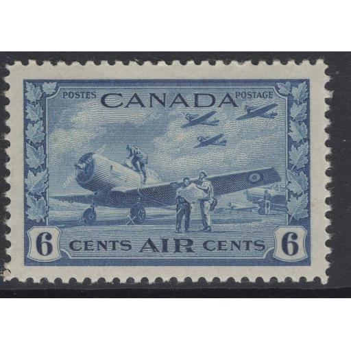 CANADA SG399 1942 6c BLUE MTD MINT