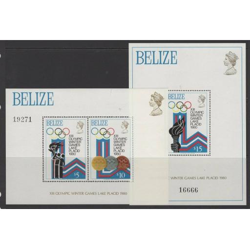 BELIZE SGMS531 1979 WINTER OLYMPIC GAMES MNH