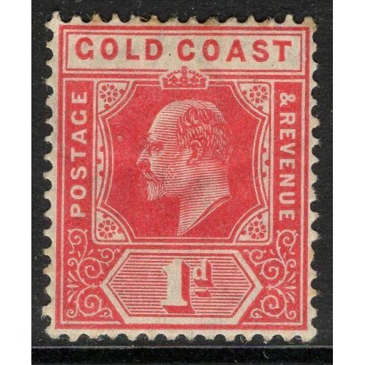 GOLD COAST SG60 1907 1d RED MTD MINT