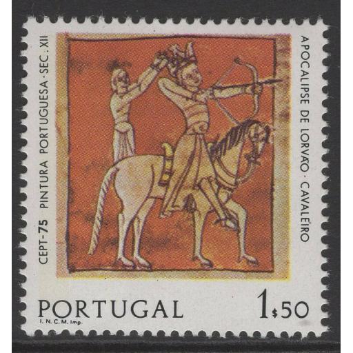 PORTUGAL SG1570p 1976 1E50 EUROPA WITH ONE PHOSPHOR BAND MNH