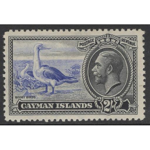 CAYMAN ISLANDS SG105 1935 2/= ULTRAMARINE & BLACK MTD MINT