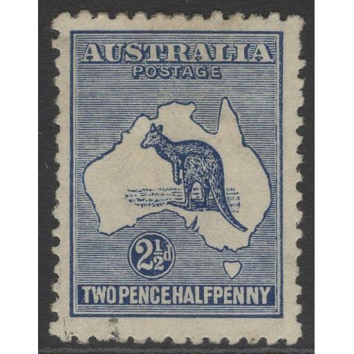 AUSTRALIA SG25 1915 2½d INDIGO DIE II USED