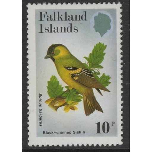 FALKLAND ISLANDS SG434w 1982 10p BIRDS WMK UPRIGHT MNH