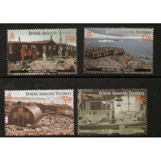 BRITISH ANTARCTIC TERR. SG329/32 2001 RESTORATION OF PORT LOCKROY BASE MNH