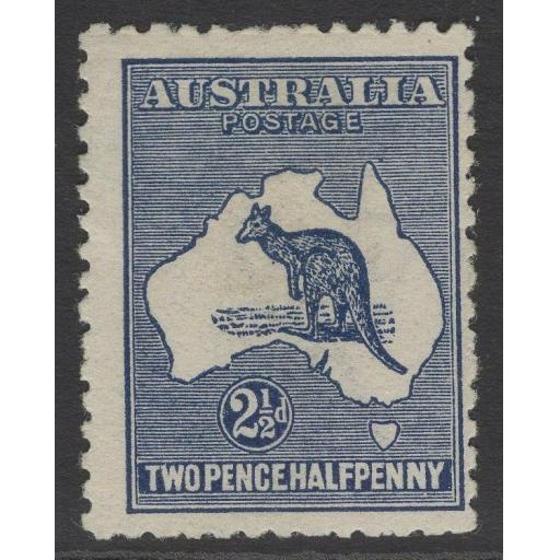 AUSTRALIA SG4 1913 2½d INDIGO DIE II MTD MINT