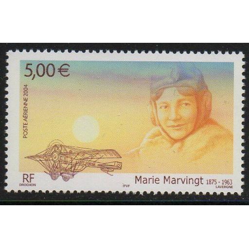FRANCE SG3991 2004 MARIE MARVINGT(AVIATION PIONEER) MNH