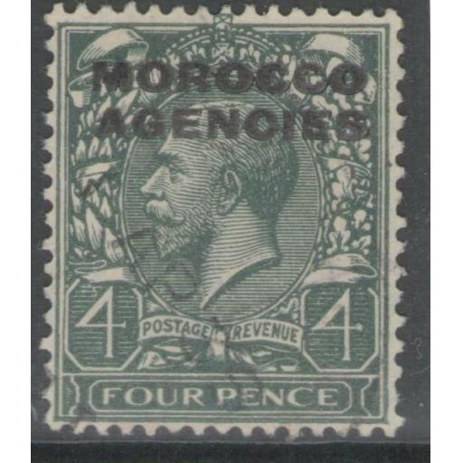 MOROCCO AGENCIES SG59 1936 4d GREY-GREEN FINE USED