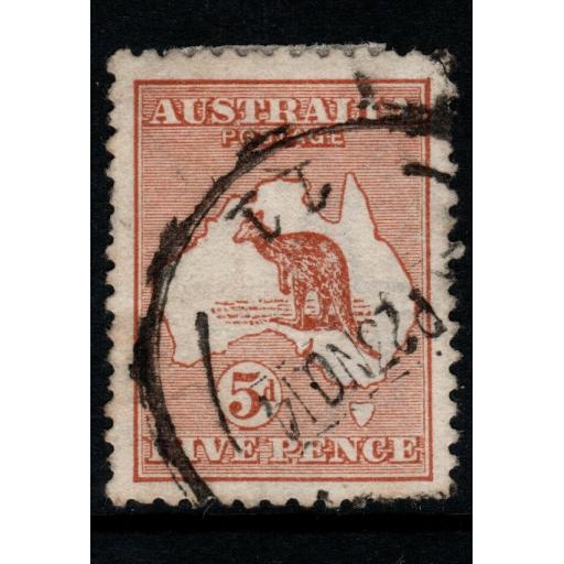 AUSTRALIA SG8 1913 5d CHESTNUT USED
