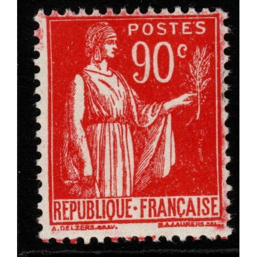FRANCE SG511 1932 90c SCARLET MNH