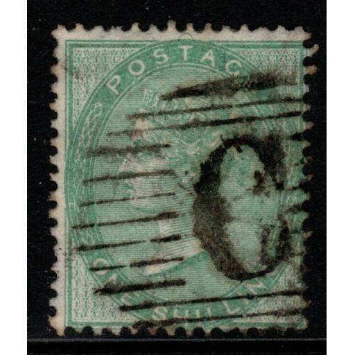 GB USED ABROAD IN BRITISH LEVANT SGZ111 1856 1/= GREEN USED