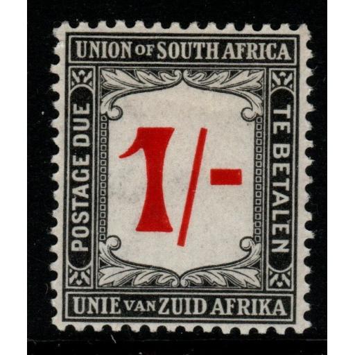 SOUTH AFRICA SGD7 1915 1/= RED & BLACK POSTAGE DUE MTD MINT