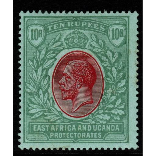 KENYA, UGANDA & TANGANYIKA SG58 1912 10r RED & GREEN/GREEN MTD MINT