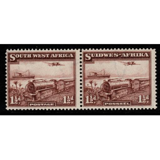 SOUTH WEST AFRICA SG96 1937 1½d PURPLE-BROWN MTD MINT