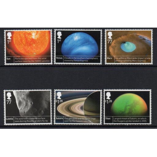 GB SG3408/13 2012 SPACE SCIENCE MNH
