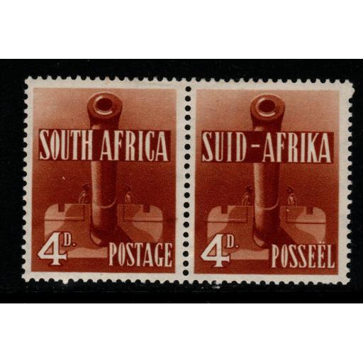 SOUTH AFRICA SG92a 1942 4d RED-BROWN MNH