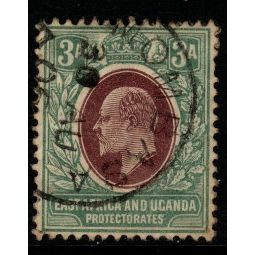 KENYA, UGANDA & TANGANYIKA SG5 1903 3a BROWN-PURPLE & GREEN USED