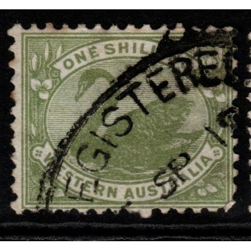 WESTERN AUSTRALIA SG169 1912 1/= SAGE-GREEN USED