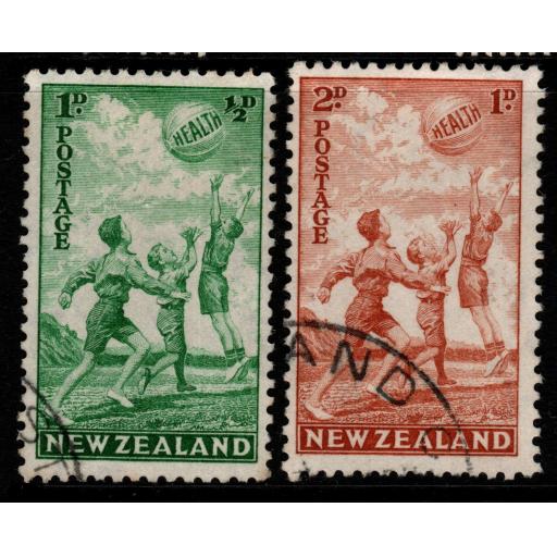 NEW ZEALAND SG626/7 1940 HEALTH STAMPS USED