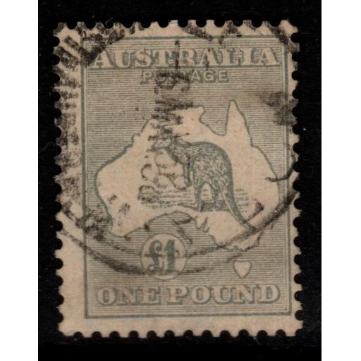 AUSTRALIA SG137 1935 £1 GREY DIE IIB USED