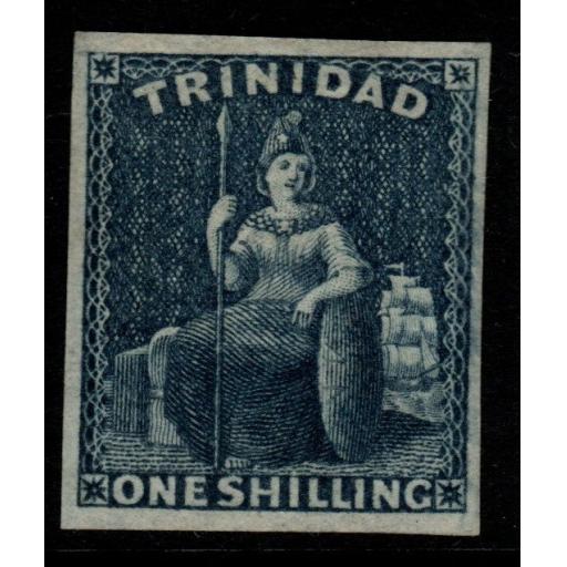 TRINIDAD SG29 1859 1/= INDIGO MTD MINT