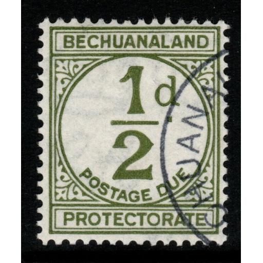 BECHUANALAND SGD4 1932 ½d SAGE-GREEN POSTAGE DUE FINE USED