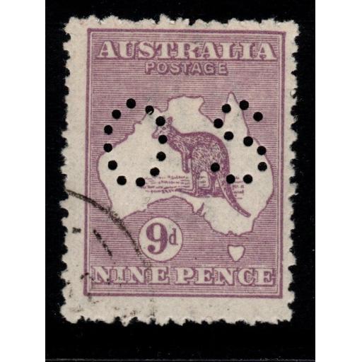AUSTRALIA SGO47 1915 9d VIOLET USED