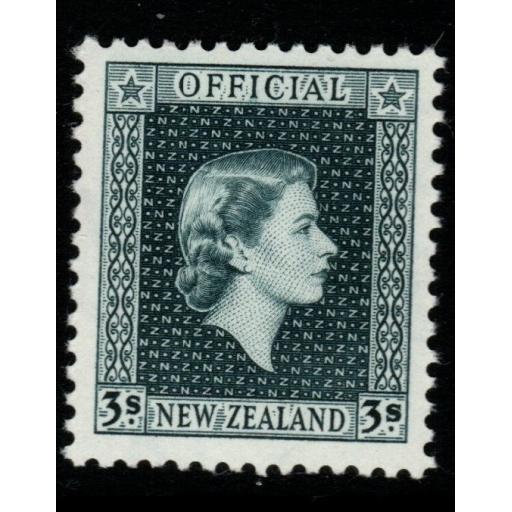 NEW ZEALAND SGO167 1963 3/= SLATE MNH