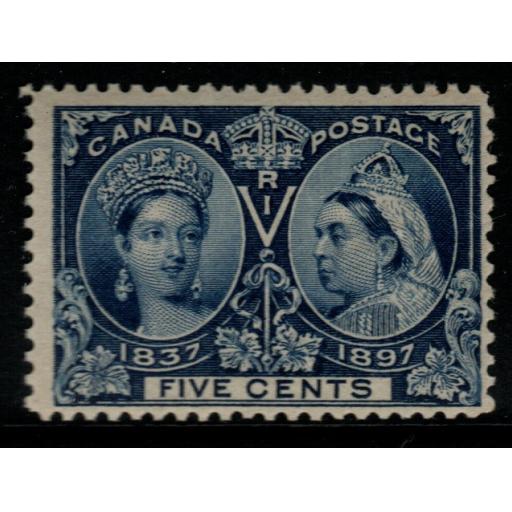 CANADA SG128 1897 5c DEEP BLUE MNH