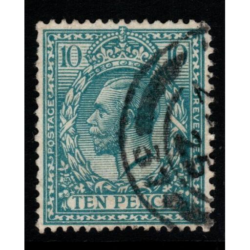 GB SG428 N44(1) 1924 10d TURQUOISE-BLUE FINE USED
