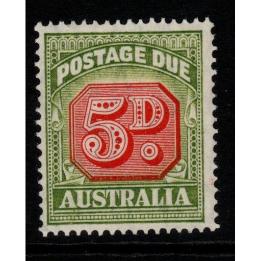 AUSTRALIA SGD124 1948 5d CARMINE & GREEN MNH