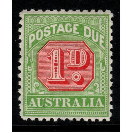 AUSTRALIA SGD78a 1914 1d ROSINE & BRIGHT APPLE-GREEN WMK SIDEWAYS MNH