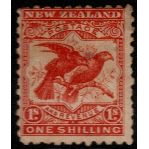 NEW ZEALAND SG315 1902 1/= BROWN-RED p11 MTD MINT