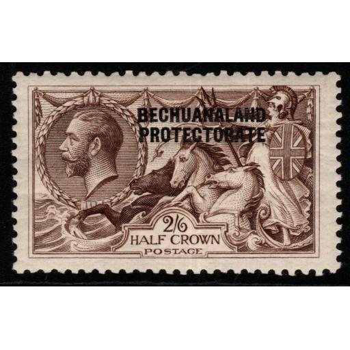 BECHUANALAND SG88 1923 2/6 CHOCOLATE-BROWN MNH