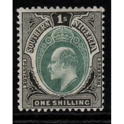 SOUTHERN NIGERIA SG16 1903 1/= GREEN & BLACK MTD MINT