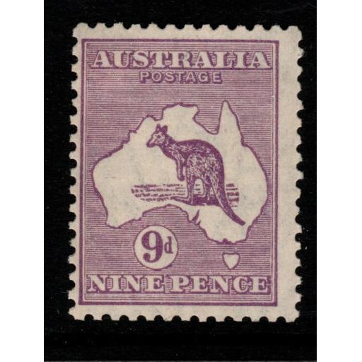 AUSTRALIA SG108 1929 9d VIOLET DIE IIB MTD MINT