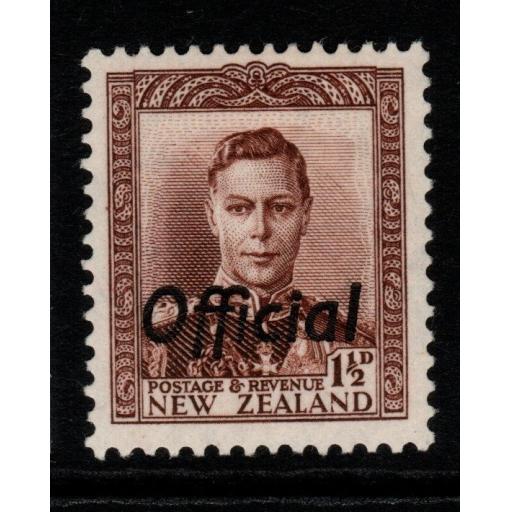 NEW ZEALAND SGO138 1938 1½d PURPLE-BROWN MTD MINT