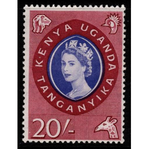 KENYA, UGANDA & TANGANYIKA SG198 1960 20/= DEFINITIVE MNH